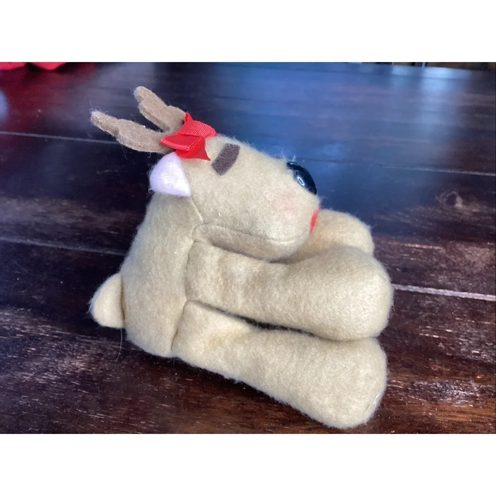 1984 Hallmark Burger King Rodney and Friends Rhonda Reindeer Plush Toy No Skirt